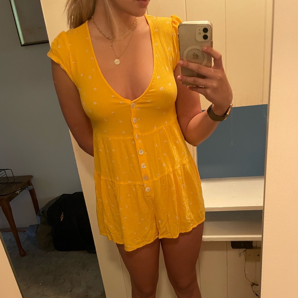 Yellow romper